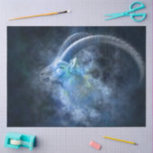 山羊座ヤギの切り離し 薄葉紙 (クラフト)