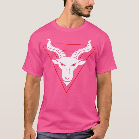 山羊座ヤギ Tシャツ (正面)