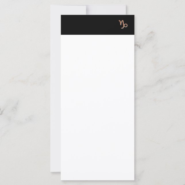 山羊座ラックカード (正面)