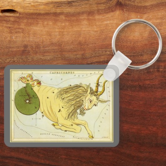 山羊座ヴィンテージコンステレーション、ウラニア鏡 キーホルダー (正面)