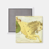 山羊座ヴィンテージコンステレーション、ウラニア鏡 マグネット (正面/裏面)