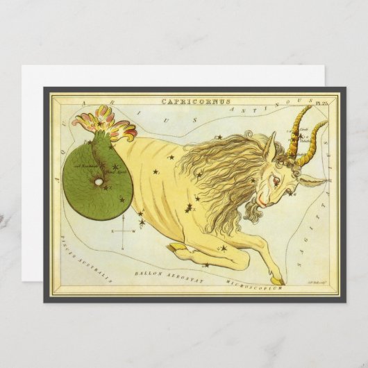 山羊座ヴィンテージコンステレーション、ウラニア鏡 招待状 (正面/裏面)