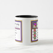山羊座人格形質11oz.コンボ・デザイナ マグカップ (中央)