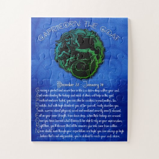 山羊座先端性パズル ジグソーパズル (縦)