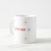 山羊座占星術のサインコーヒーマグ コーヒーマグカップ (正面左)