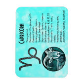 山羊座占星術の特徴と事実 マグネット (縦)