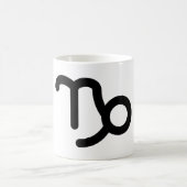 山羊座占星術の記号7 コーヒーマグカップ (中央)