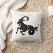 山羊座占星術の〔占星術の〕十二宮図名ギフト クッション (ブランケット)