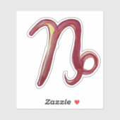 山羊座占星術アート〔占星術の〕十二宮図サイン山羊座 シール (シート)