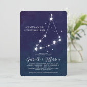 山羊座占星術ベビーシャワー 招待状 (スタンド正面)