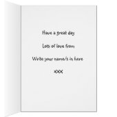 山羊座占星術誕生日カード12月21日1月20日 (内側 (右))