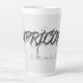 山羊座反射 カフェラテマグ (正面)