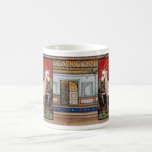 山羊座古代〔占星術の〕十二宮図サインアストロロジーコーヒーカップ コーヒーマグカップ (中央)