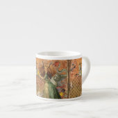 山羊座女性ヤギお洒落おもしろい エスプレッソカップ (正面右)