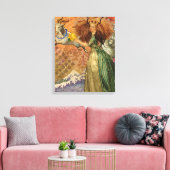 山羊座女性ヤギお洒落おもしろい キャンバスプリント (インサイチュ (リビング))