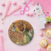 山羊座女性ヤギお洒落おもしろい ペーパープレート (パーティー)