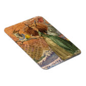 山羊座女性ヤギお洒落おもしろい マグネット (右側)