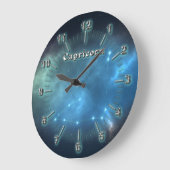 山羊座座 ラージ壁時計 (傾斜)