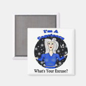 山羊座弁解磁石 マグネット (正面/裏面)