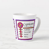 山羊座性形質デザイナーマグ カフェラテマグ (右アングル)