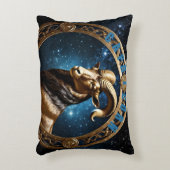 山羊座星占い徴候 アクセントクッション (正面(垂直))