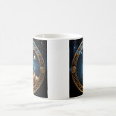 山羊座星占い徴候 コーヒーマグカップ (中央)