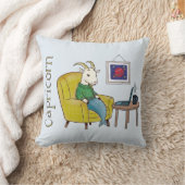 山羊座星印シーヤギ〔占星術の〕十二宮図星 クッション (ブランケット)