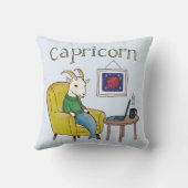 山羊座星印シーヤギ〔占星術の〕十二宮図星 クッション (裏面)