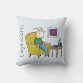 山羊座星印シーヤギ〔占星術の〕十二宮図星 クッション (正面)