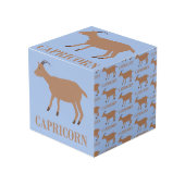 山羊座星印ヤギの写真アップロード フォトキューブ (正面アングル)