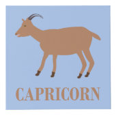 山羊座星印ヤギの写真アップロード フォトキューブ (正面)