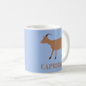 山羊座星印ヤギ コーヒーマグカップ (正面右)