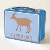 山羊座星印ヤギ メタルランチボックス (裏面)
