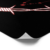 山羊座星座ゴシックダーク天文学 ポスター (角)