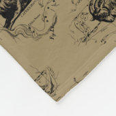 山羊座星座ヘベリアス1690上のタウペ フリースブランケット (角)