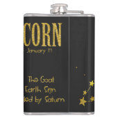 山羊座星記号 フラスク (裏面)