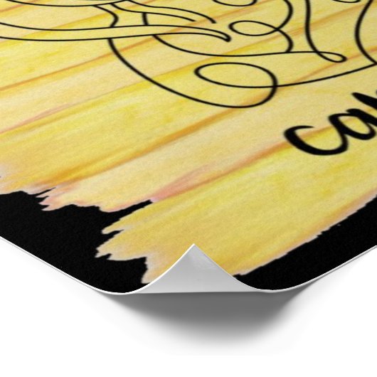 山羊座星記号 ポスター (角)