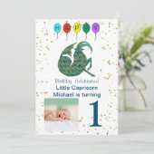 山羊座最初の誕生日金ゴールド、写真 招待状 (スタンド正面)