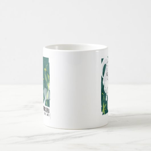 山羊座海のヤギの(占星術の)十二宮図 コーヒーマグカップ (中央)