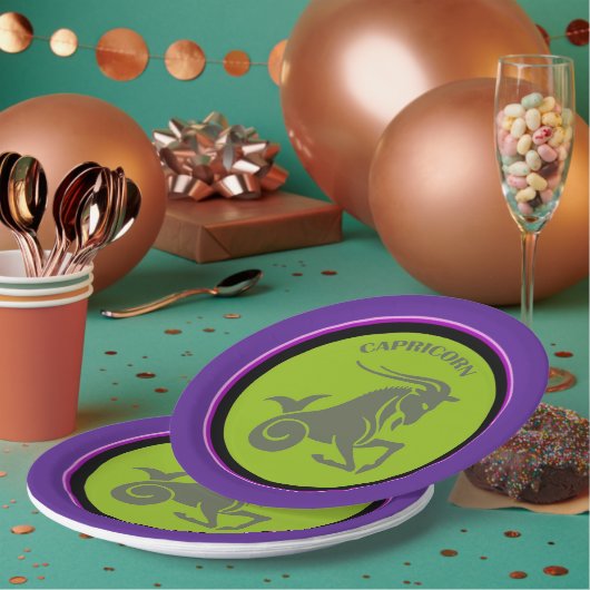 山羊座紙プレート ペーパープレート (複数)