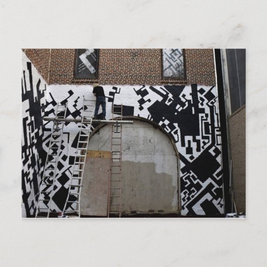 山羊座絵画マコン・グルジアの壁画 ポストカード (正面)