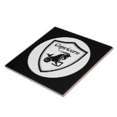 山羊座記号       タイル (側面)