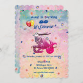 山羊座誕生会12月22日～1月19日) 招待状 (正面/裏面)