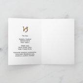 山羊座誕生日カード カード (内部)