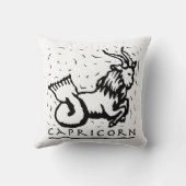山羊座誕生日占星術の年〔占星術の〕十二宮図標識 クッション (裏面)