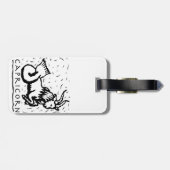 山羊座誕生日占星術の年〔占星術の〕十二宮図標識 ラゲッジタグ (裏面横)