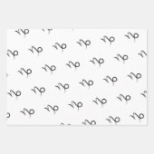 山羊座誕生日 ラッピングペーパーシート (正面3)