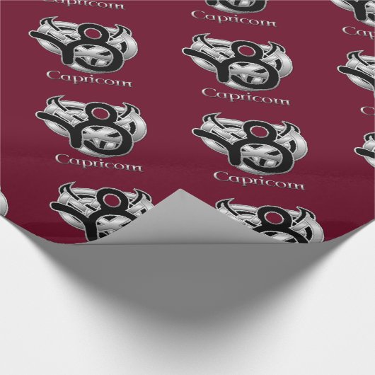 山羊座誕生標識ケルト結び目模様〔占星術の〕十二宮図紙 ラッピングペーパー (角)