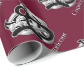 山羊座誕生標識ケルト結び目模様〔占星術の〕十二宮図紙 ラッピングペーパー (ロールコーナー)