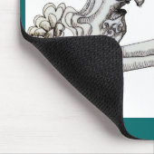 山羊座魚類 マウスパッド (コーナー)